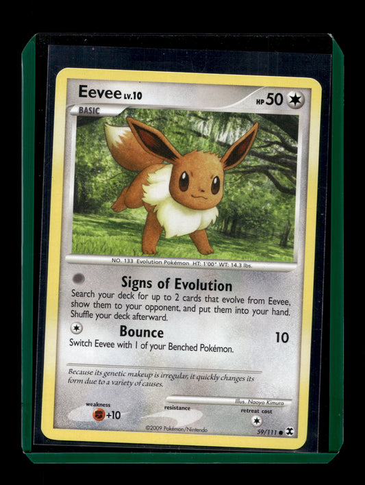 2009 Platinum Rising Rivals 59/111 Eevee