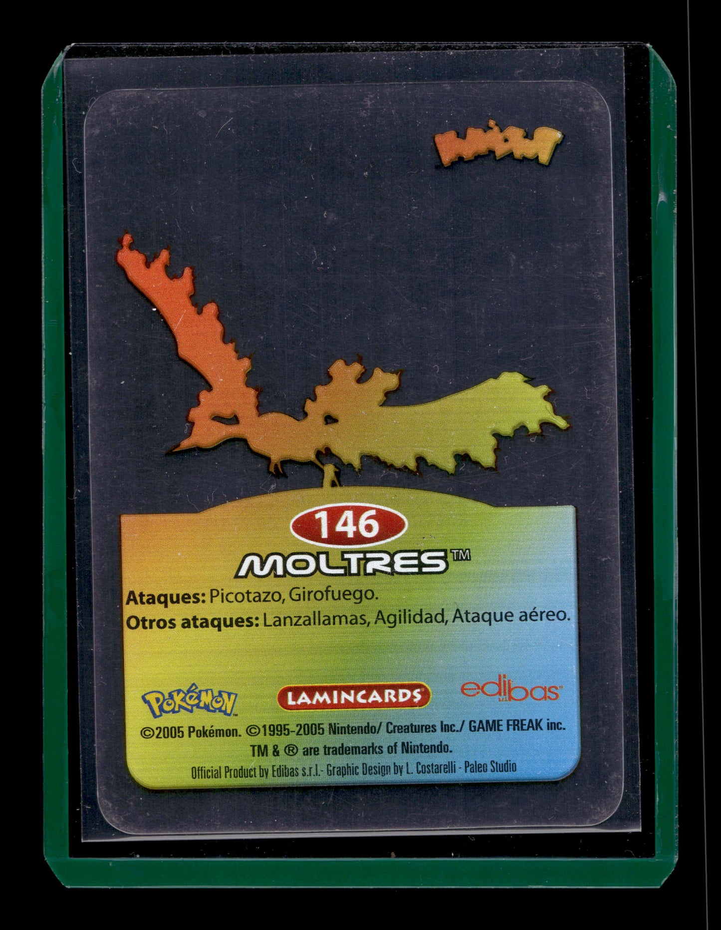 2005 Pokemon Lamincards 146 Moltres