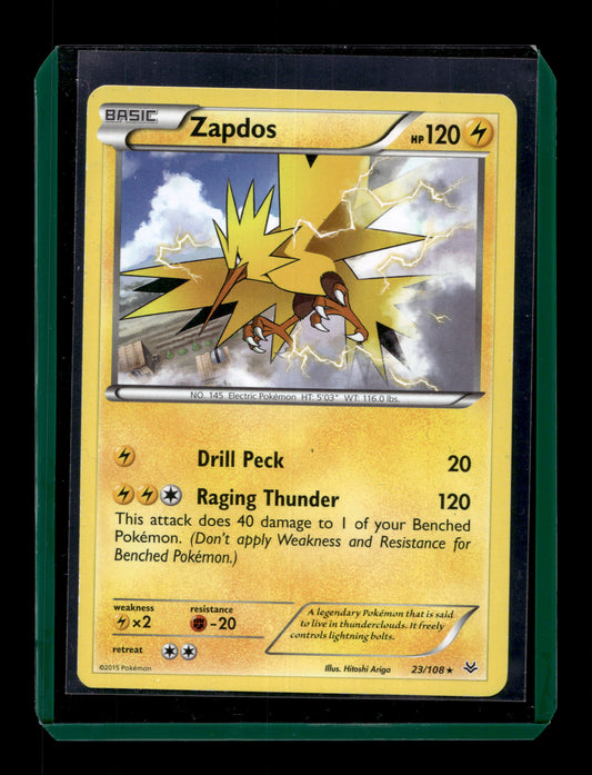 2015 Pokemon XY Roaring Skies 23/108 Zapdos