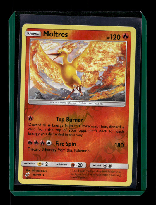 2019 Pokemon SM Team Up 19/181 Moltres Reverse