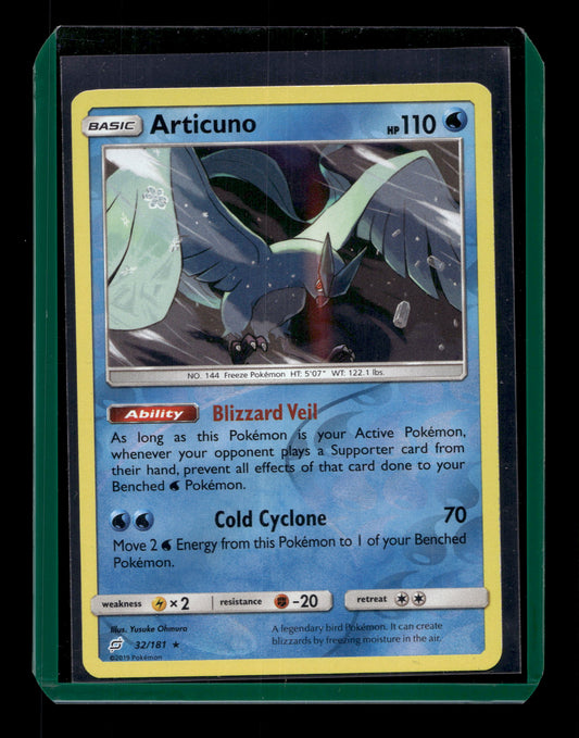 2019 Pokemon SM Team Up 32/181 Articuno Reverse