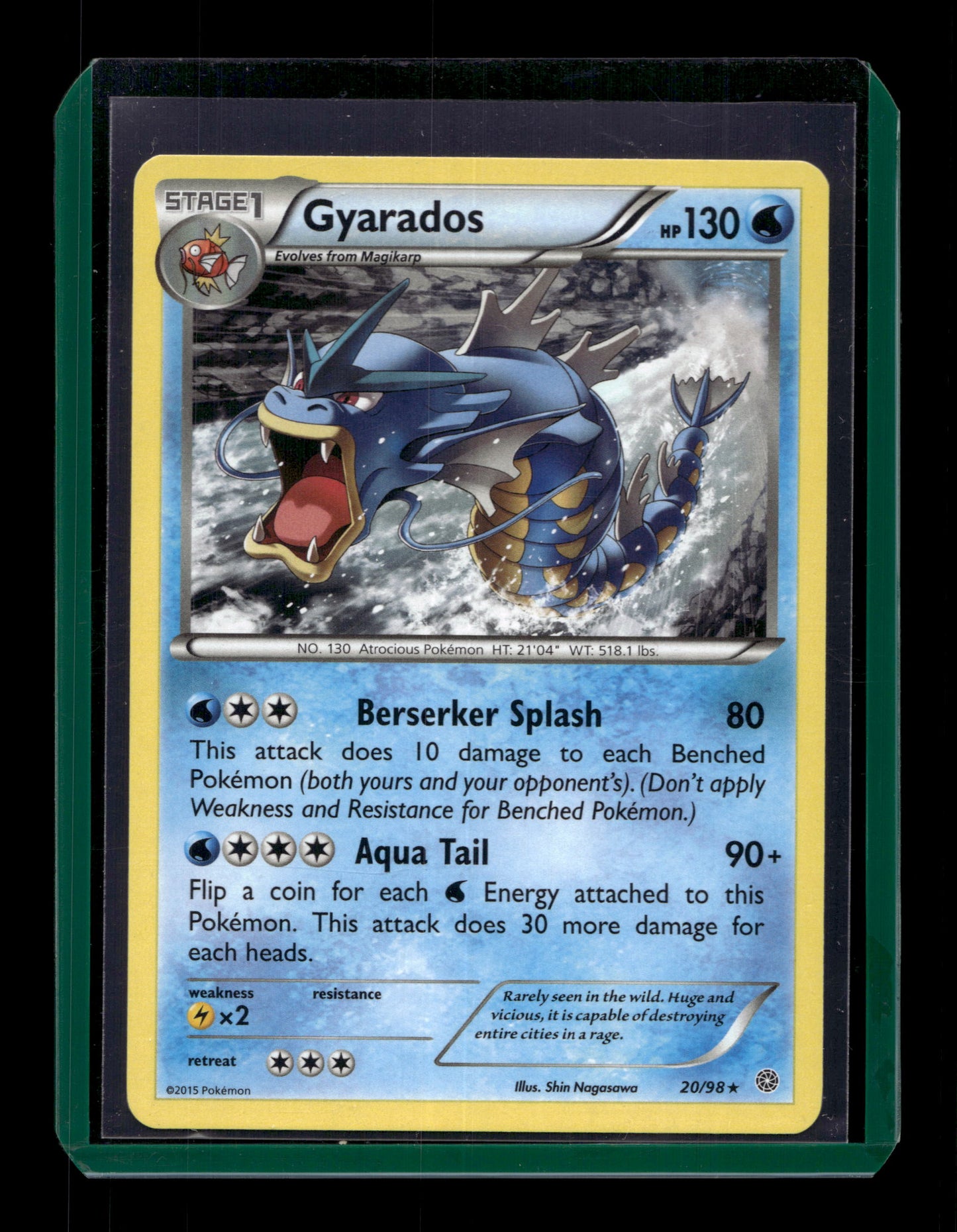 2015 Pokemon XY Ancient Origins 20/98 Gyarados