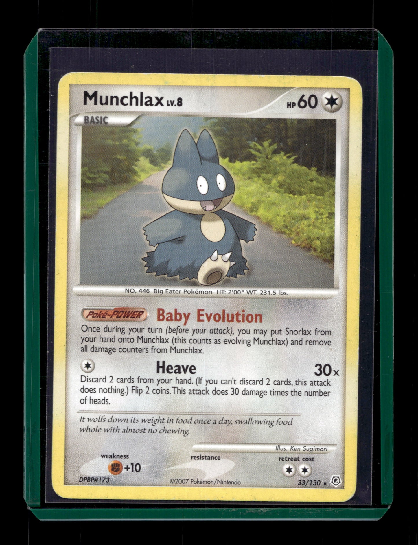 2007 Pokemon D&P DPBP#173 33/130 Munchlax