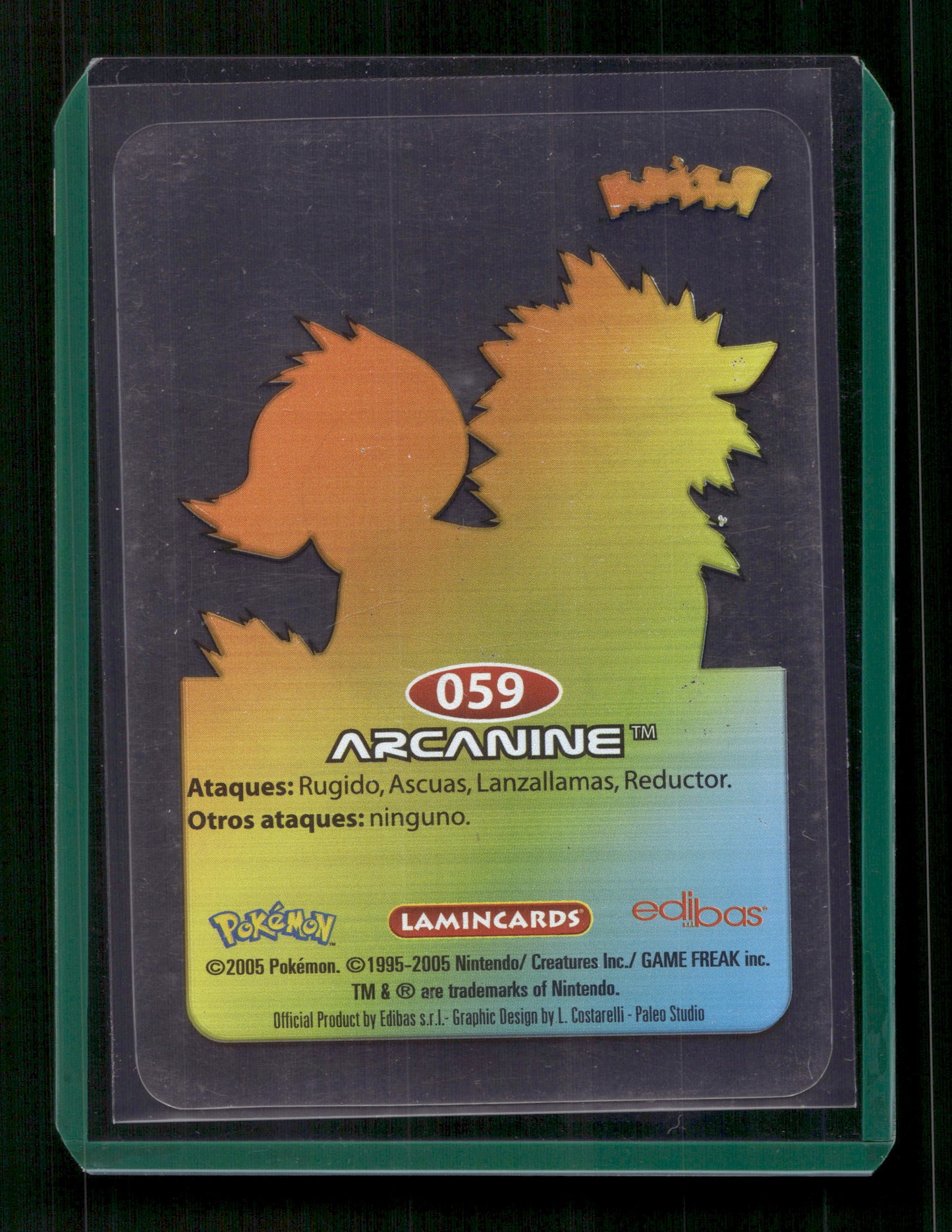 2005 Pokemon Lamincards 059 Arcanine