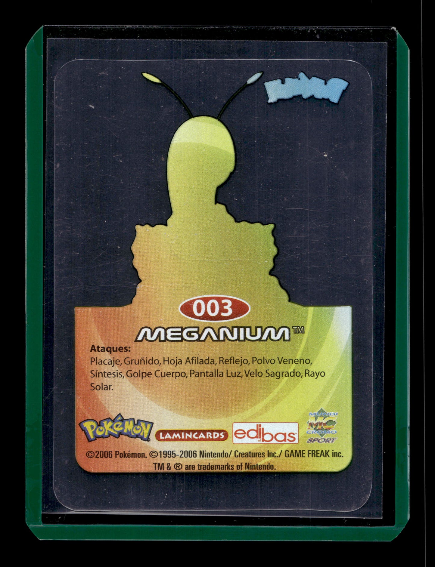 2006 Pokemon Lamincards 003 Meganium