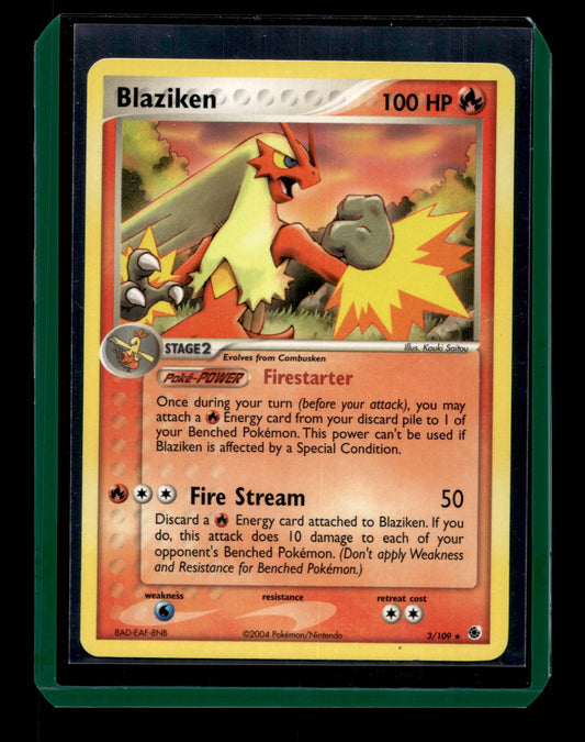 2004 Pokemon EX Ruby & Sapphire 3/109 Blaziken