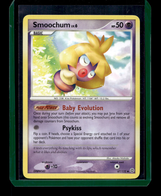 2007 Pokemon DP Secret Wonders DPBP#143 67/132 Smoochum